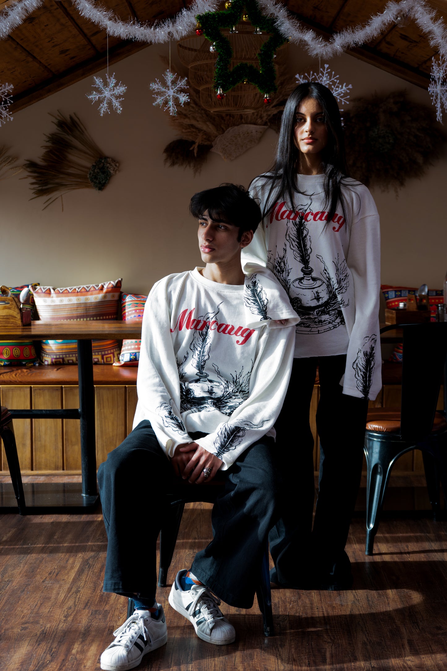 INK & QUILL FULL SLEEVES TEE