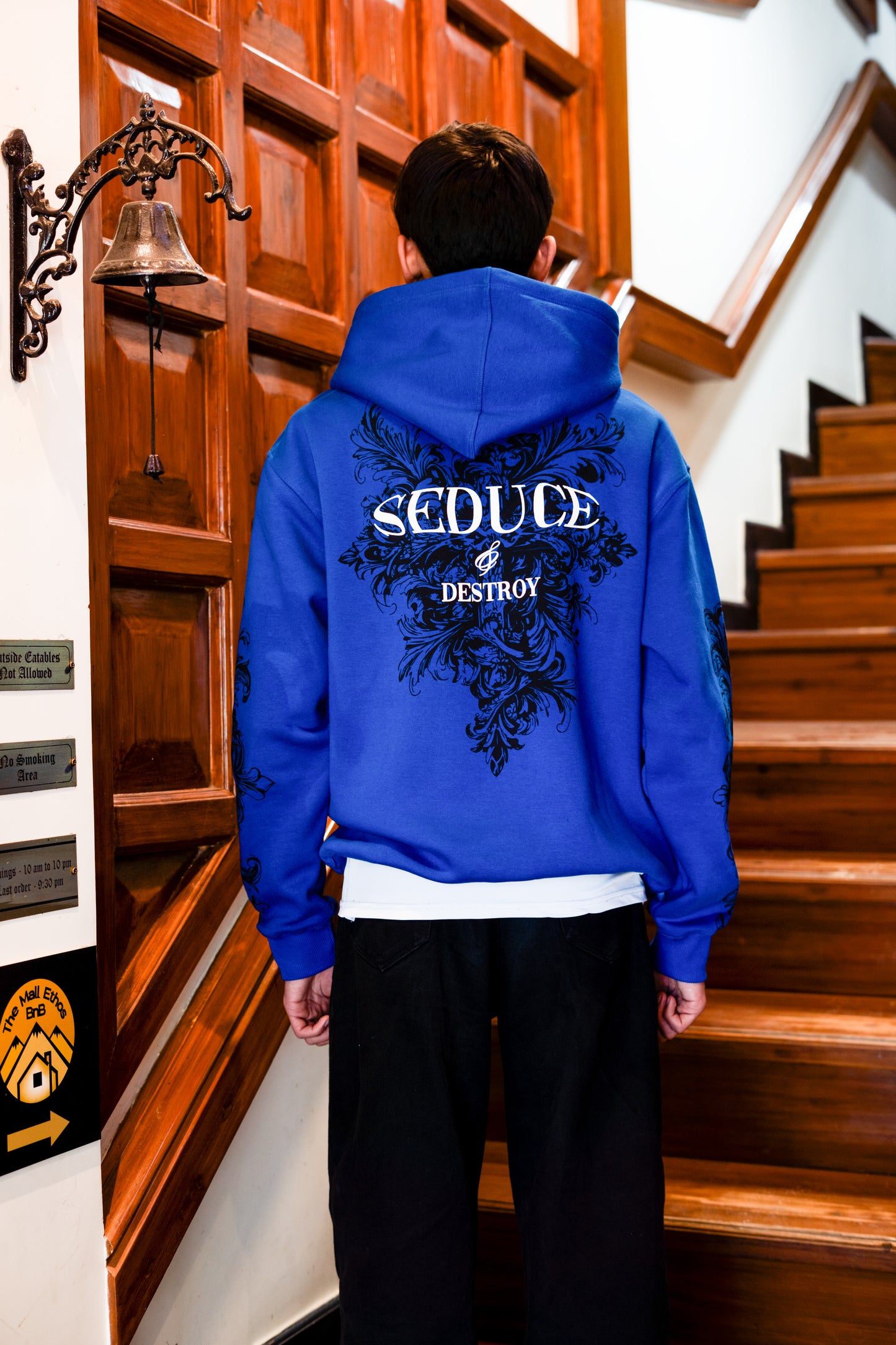 SEDUCE AND DESTORY BAROQUE HOODIE