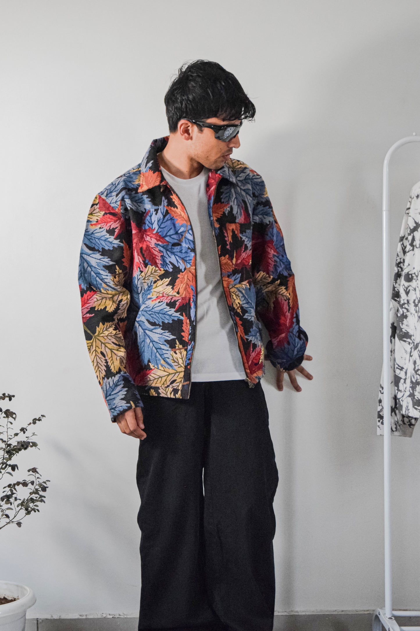 LEAF JACQUARD JACKET