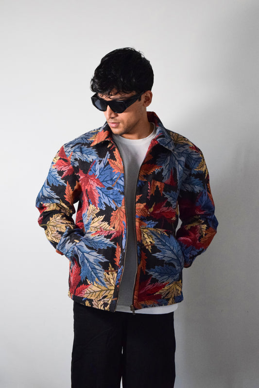 LEAF JACQUARD JACKET