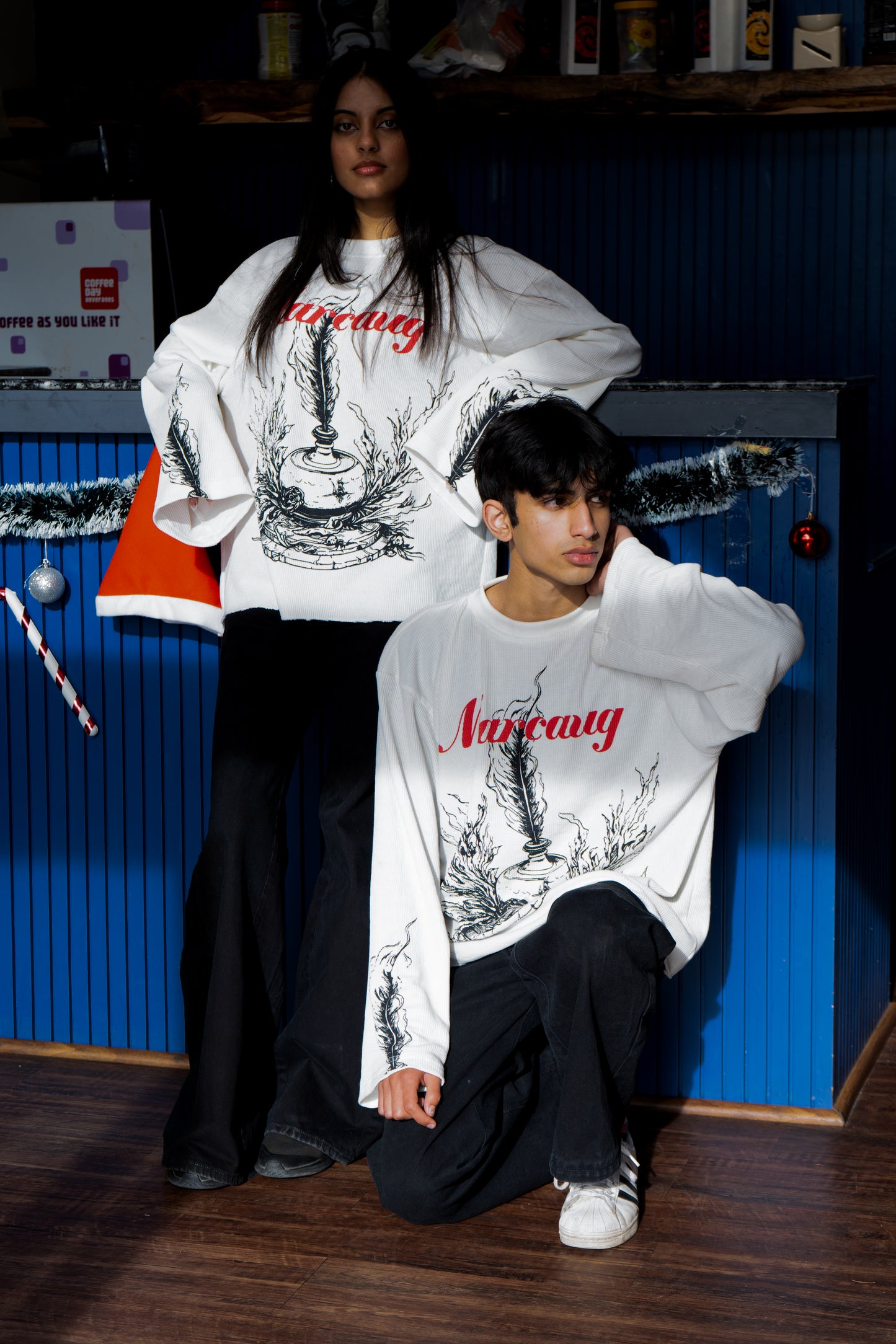 INK & QUILL FULL SLEEVES TEE