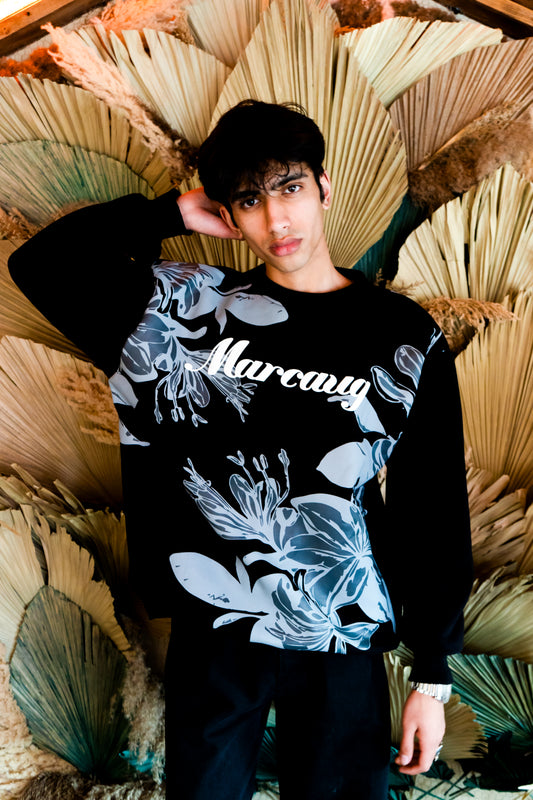 FLORAL NOIR SWEATSHIRT