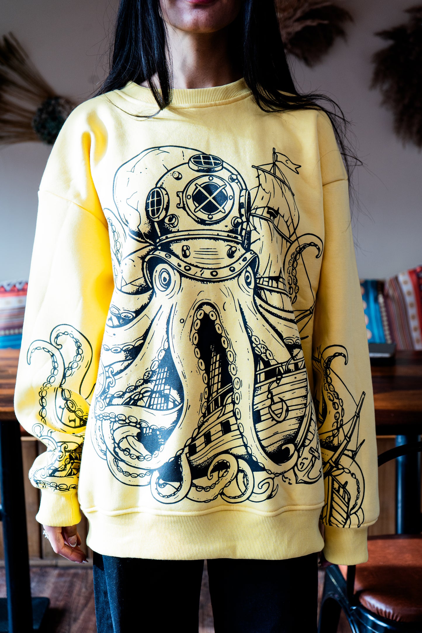 STEAMPUNK OCTOPUS SWEATSHIRT