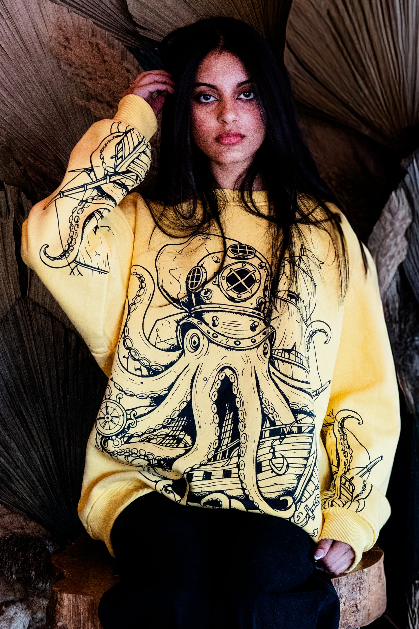 STEAMPUNK OCTOPUS SWEATSHIRT